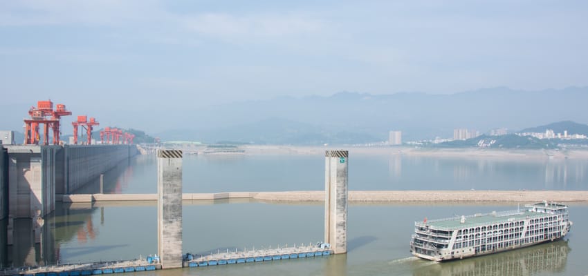 Staudamm am Jangtsekiang