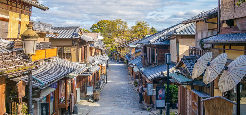 Japan traditionelle Gebäude