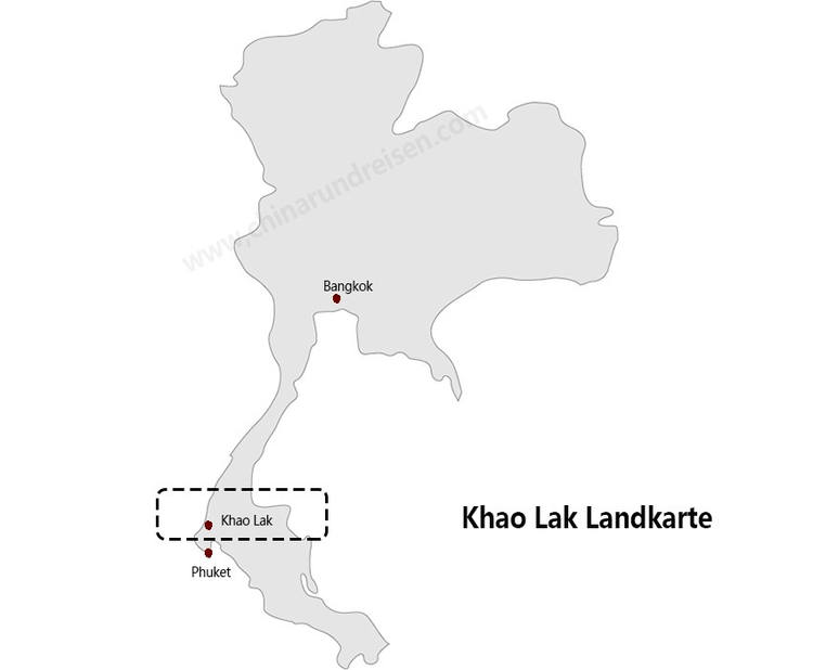 Khao Lak Landkarte