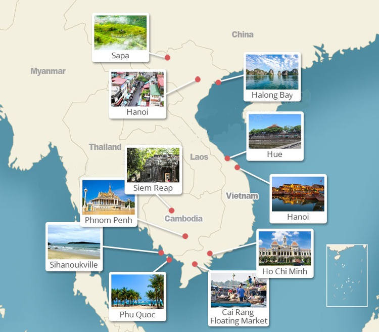 Vietnam Reiseroute 3 Wochen planen
