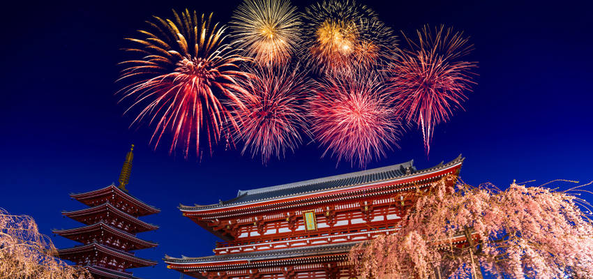 Japan Feuerwerksshows
