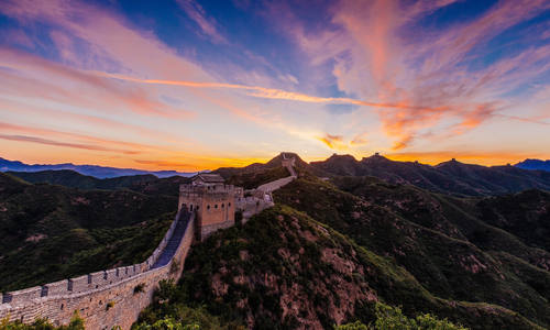 China Rundreise gorosse Mauer