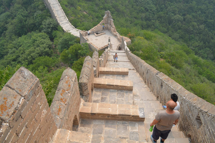 Wanderung auf der Chinesische Mauer Jinshanling