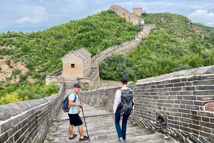 Wanderung auf der Chinesische Mauer Mutianyu