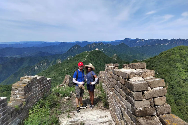 Wanderung auf der Chinesische Mauer Jiankou