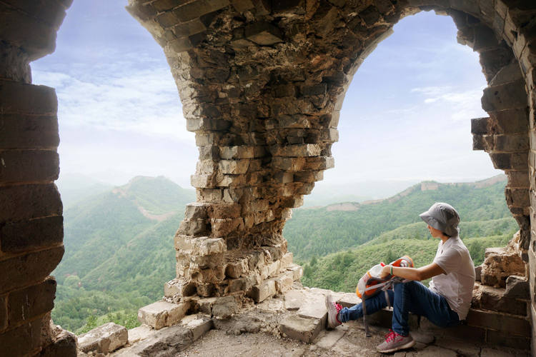 Wandern auf der Großen Mauer von Gubeikou