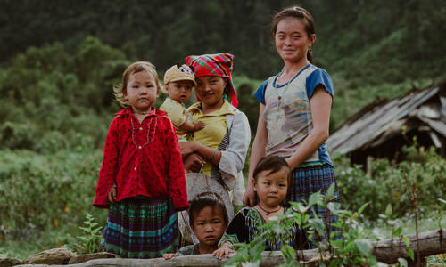 Mentschen in Laos