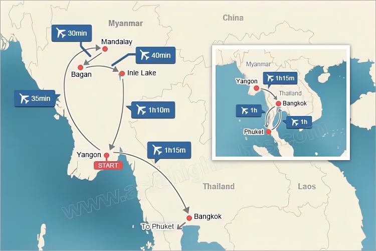 Myanmar Thailand Rundreise 2 Wochen